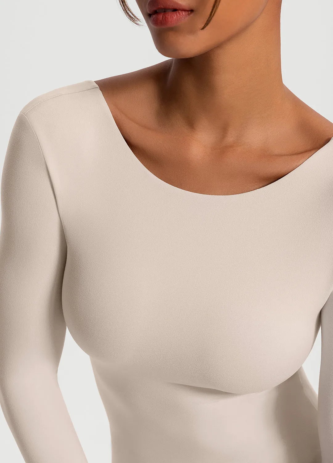 Open-Back Long Sleeve Top sold by BetterMe product image thumbnail 4