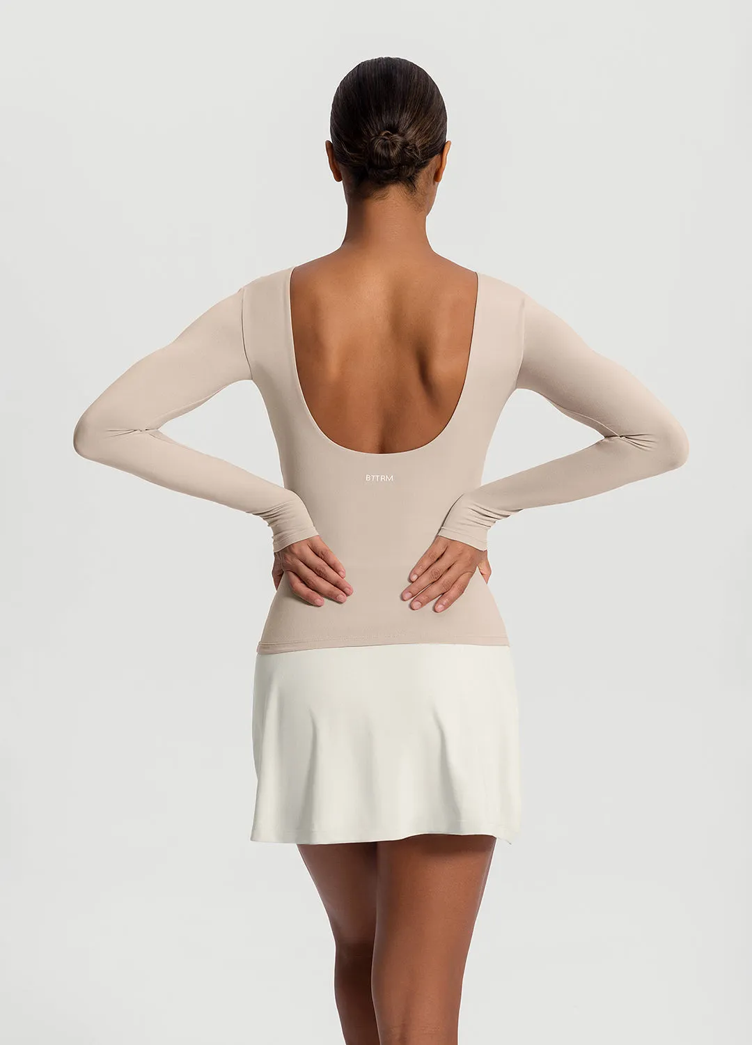 Open-Back Long Sleeve Top sold by BetterMe product image thumbnail 3