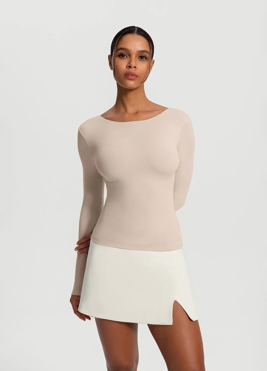 Open-Back Long Sleeve Top sold by BetterMe