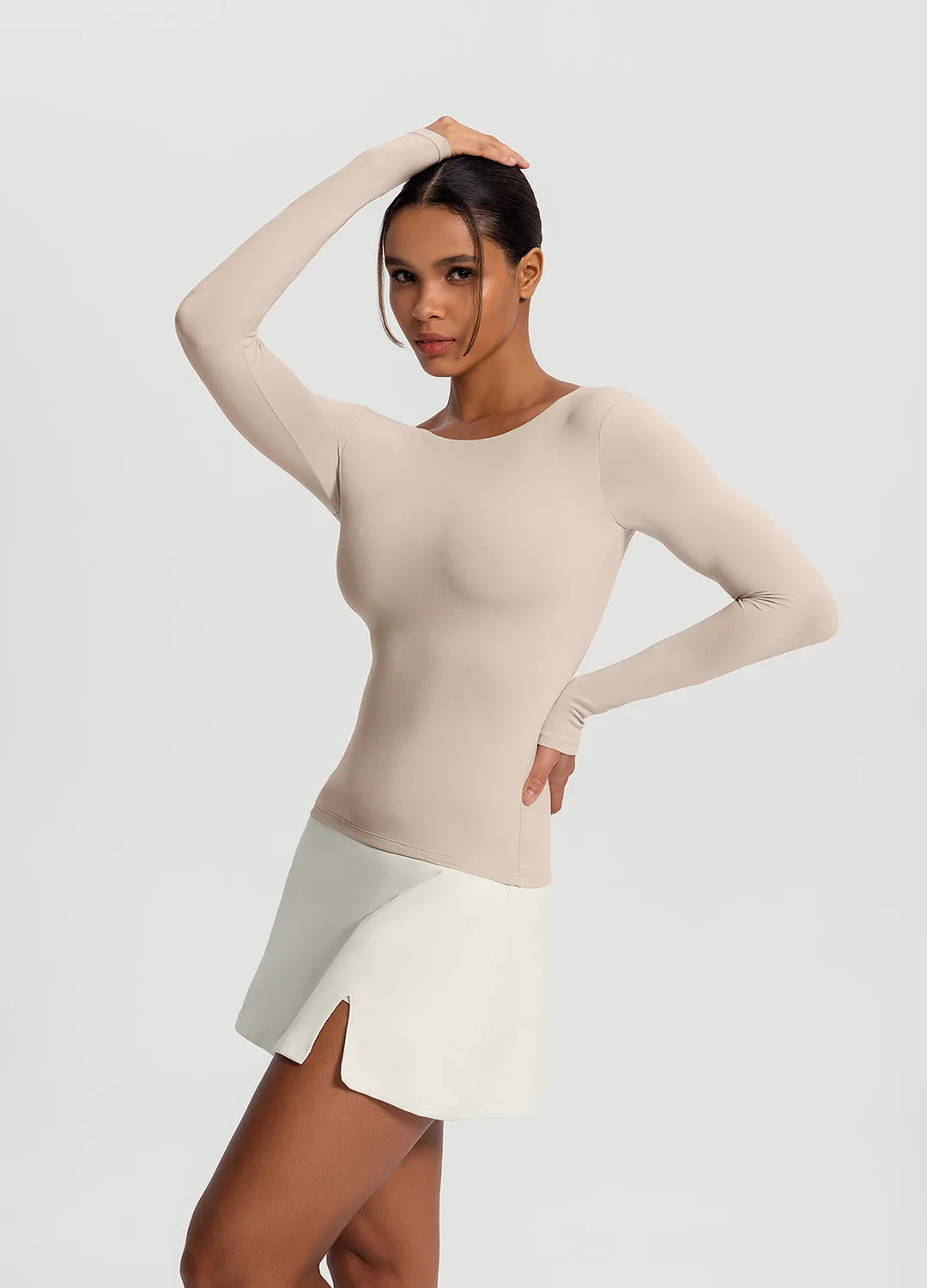 Open-Back Long Sleeve Top sold by BetterMe product image thumbnail 5