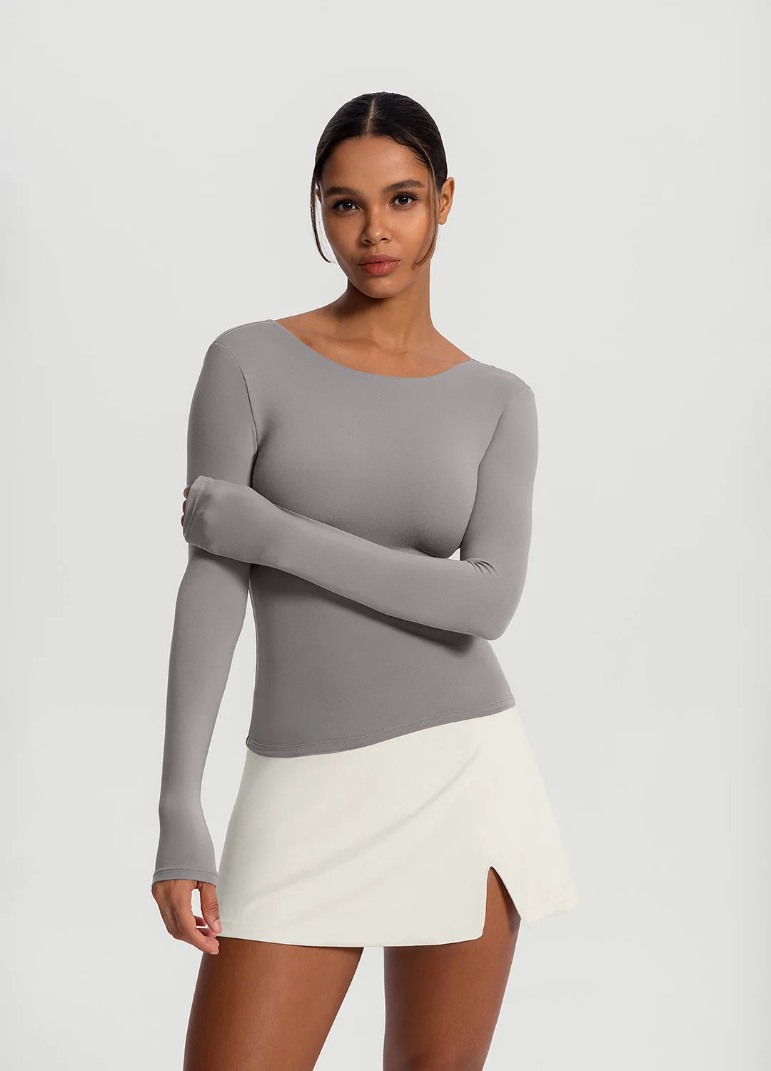 Open-Back Long Sleeve Top sold by BetterMe
