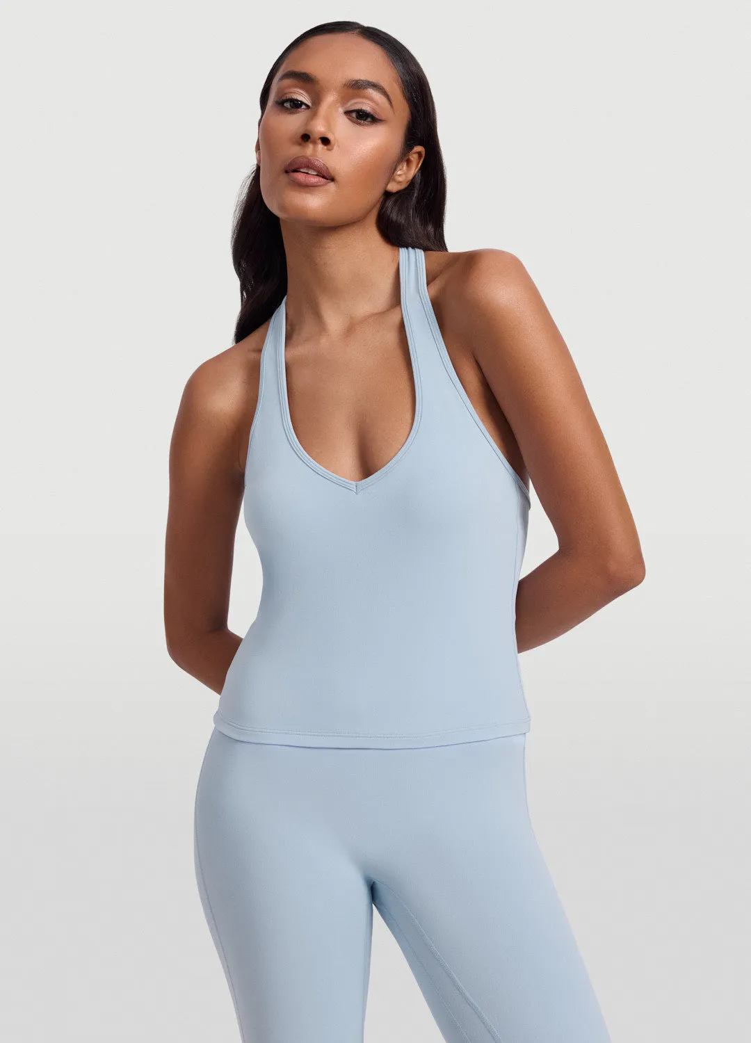 Open Back Halter Tank Top sold by BetterMe