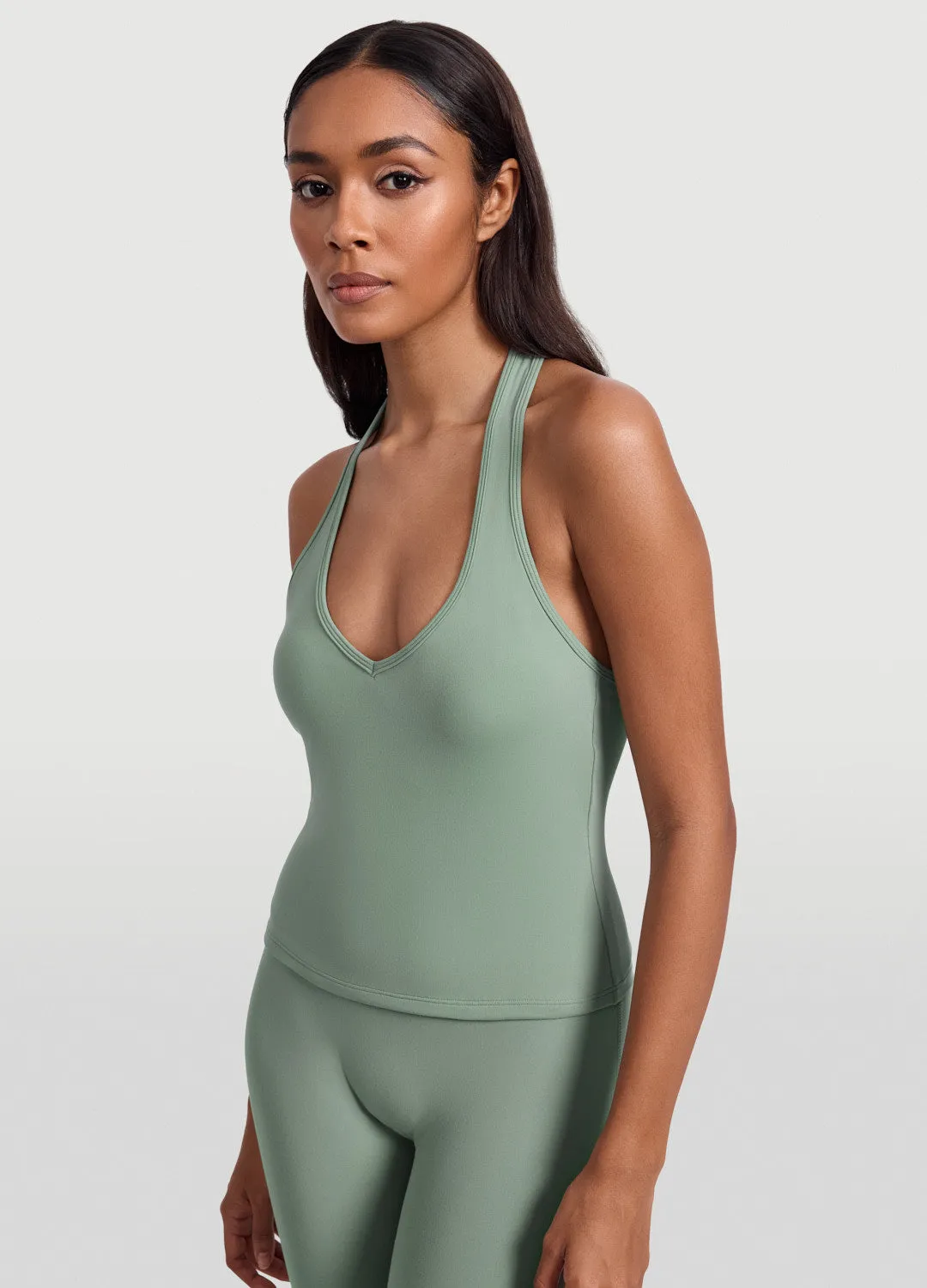 Open Back Halter Tank Top sold by BetterMe product image thumbnail 4