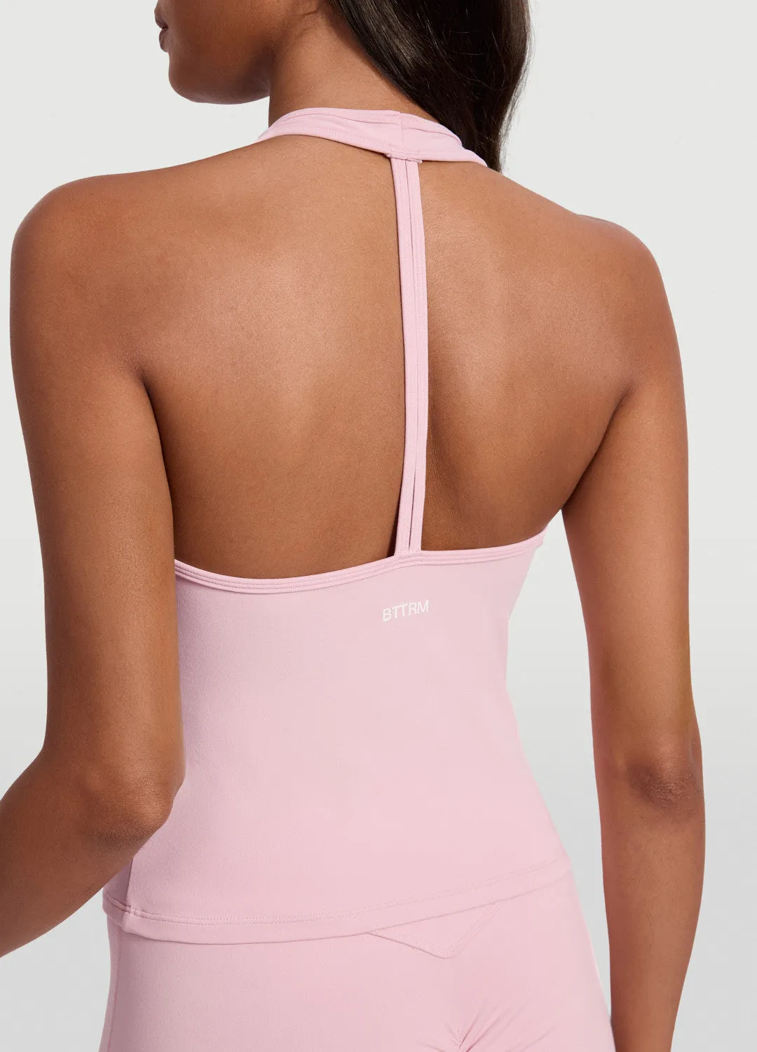 Open Back Halter Tank Top sold by BetterMe product image thumbnail 4