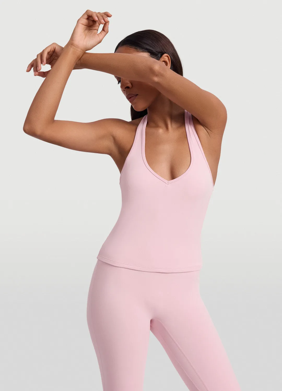 Open Back Halter Tank Top sold by BetterMe product image thumbnail 5