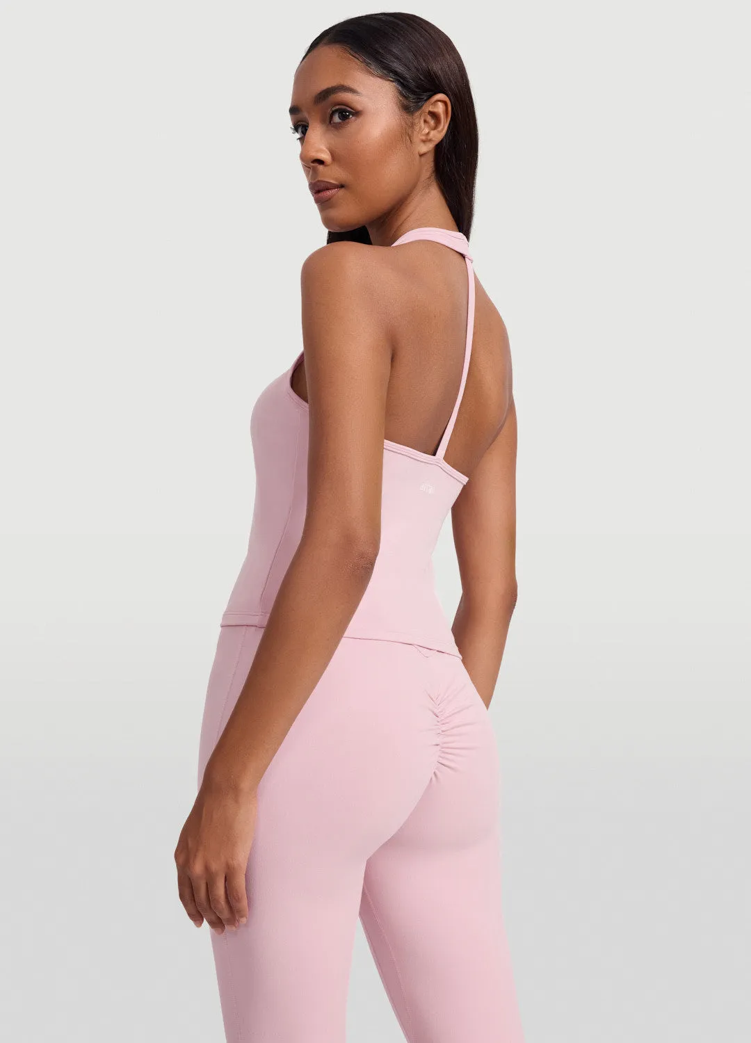 Open Back Halter Tank Top sold by BetterMe product image thumbnail 3