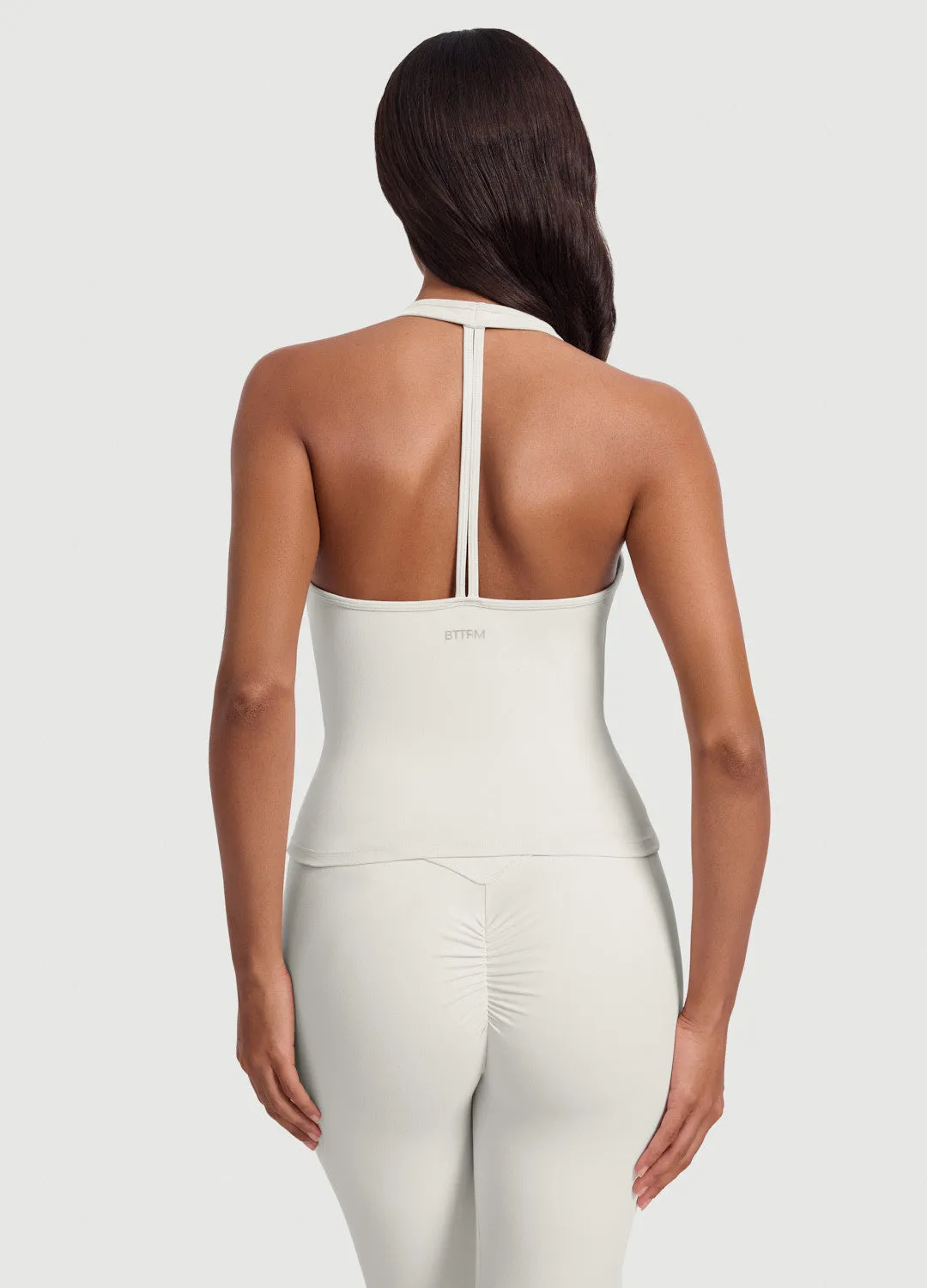 Open Back Halter Tank Top sold by BetterMe product image thumbnail 3