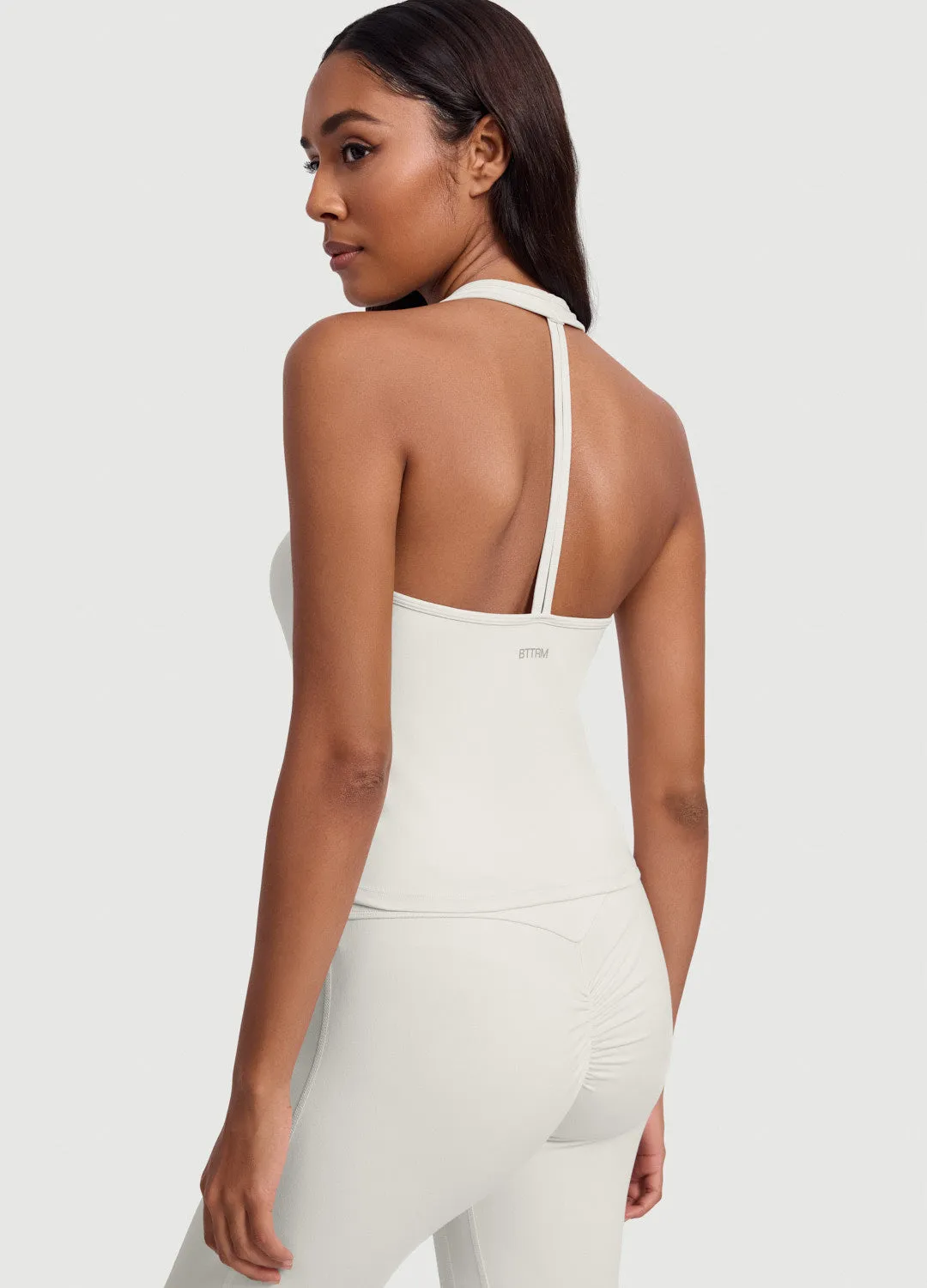 Open Back Halter Tank Top sold by BetterMe product image thumbnail 2