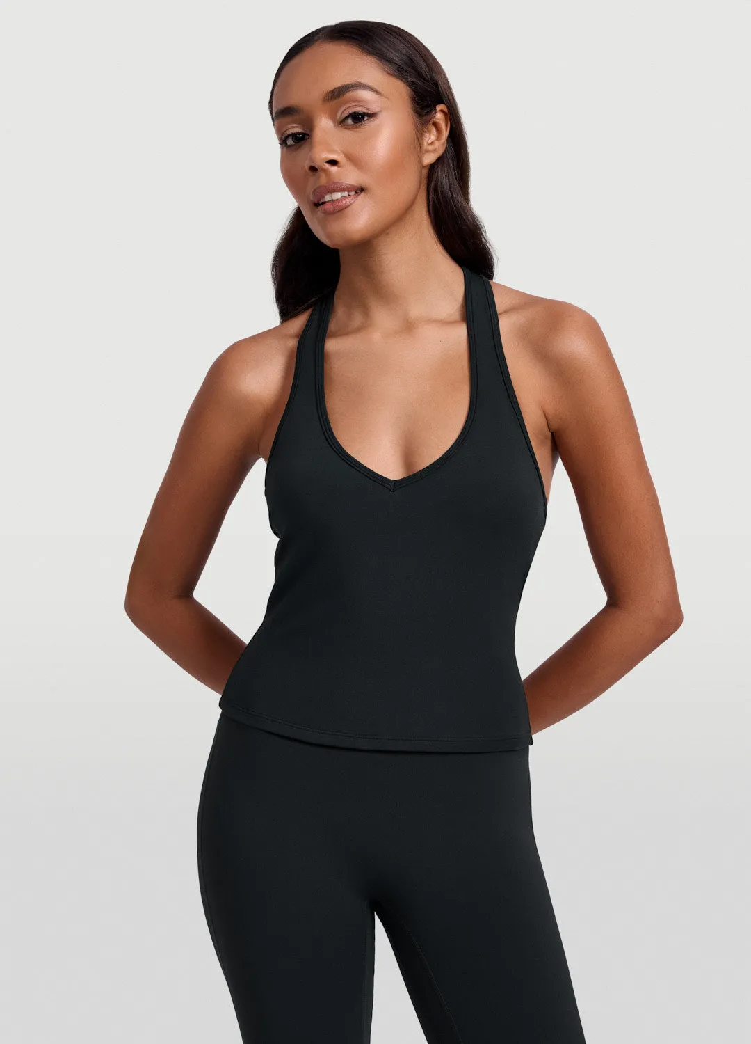 Open Back Halter Tank Top sold by BetterMe