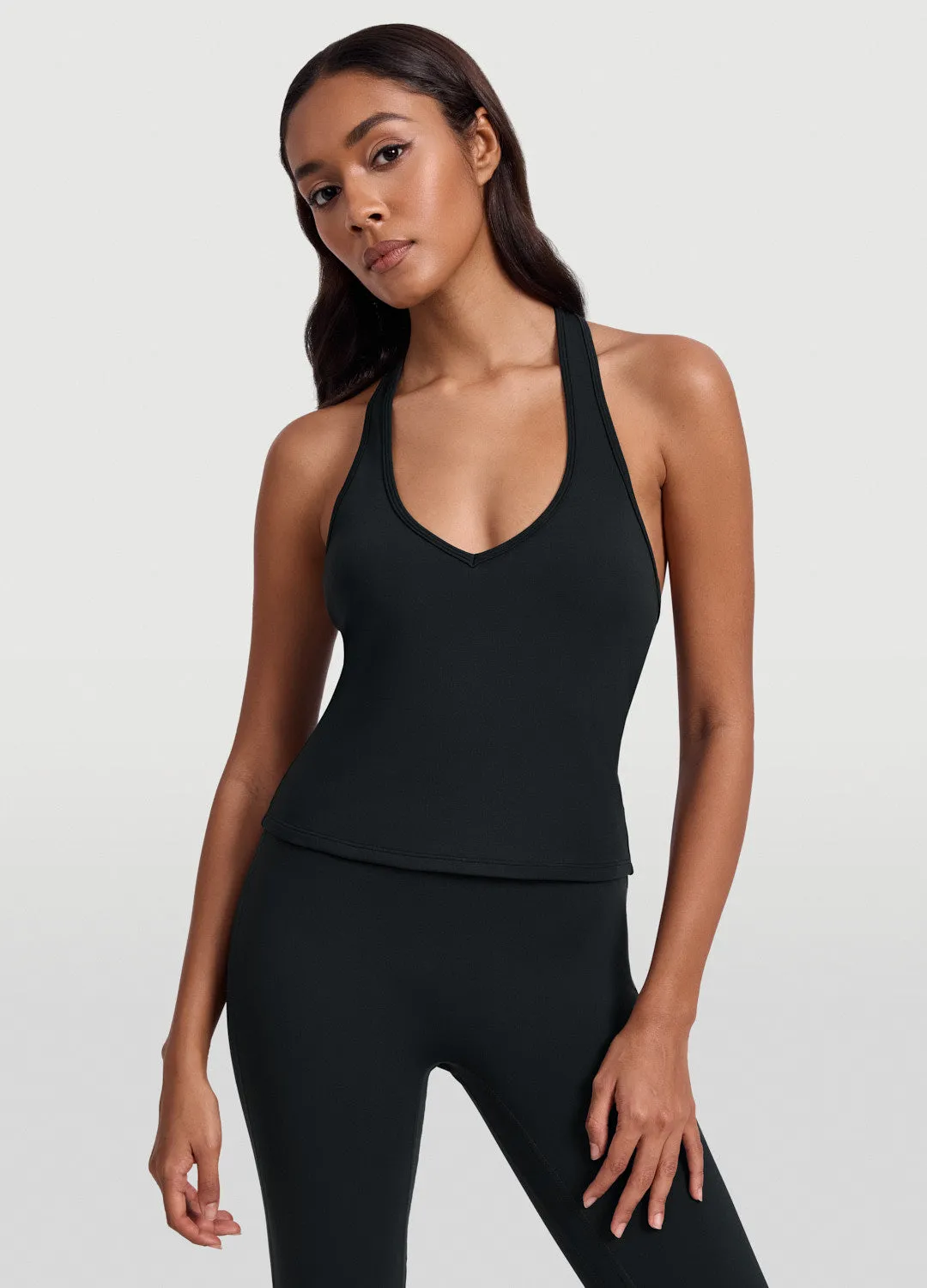 Open Back Halter Tank Top sold by BetterMe product image thumbnail 5