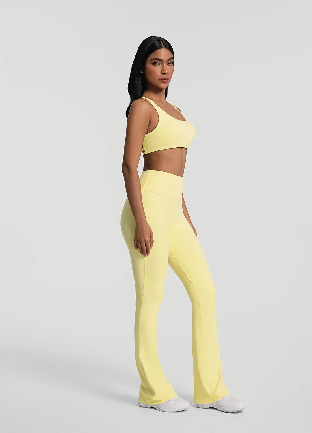 Ruched Flared Leggings sold by BetterMe product image thumbnail 2