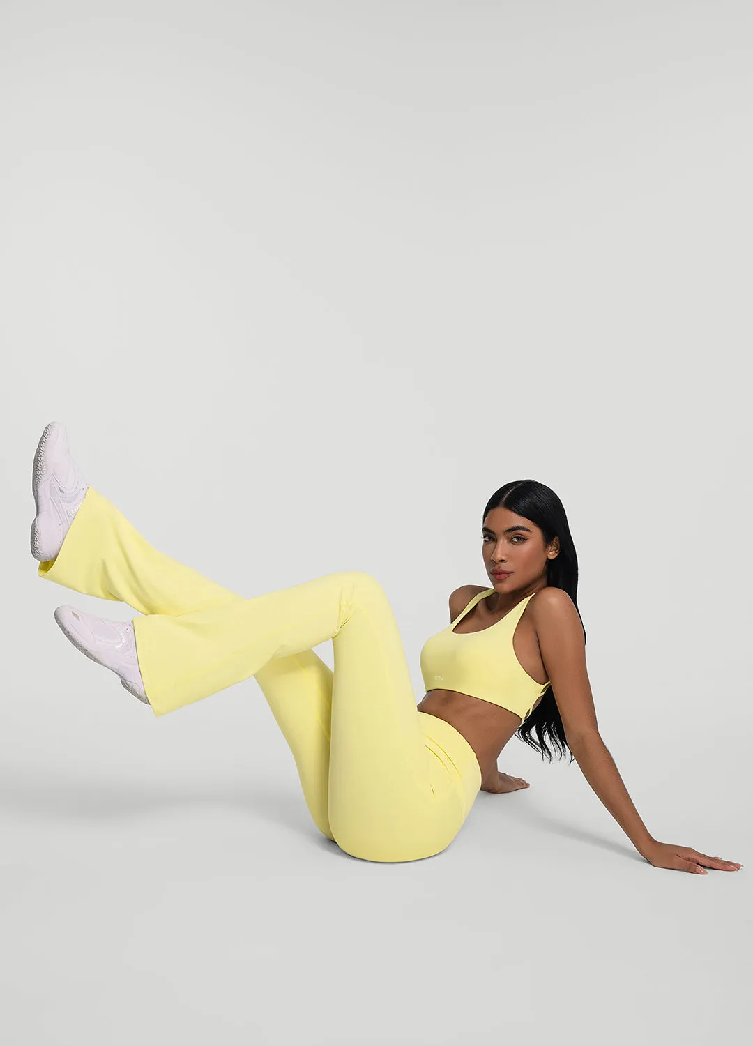 Ruched Flared Leggings sold by BetterMe product image thumbnail 5