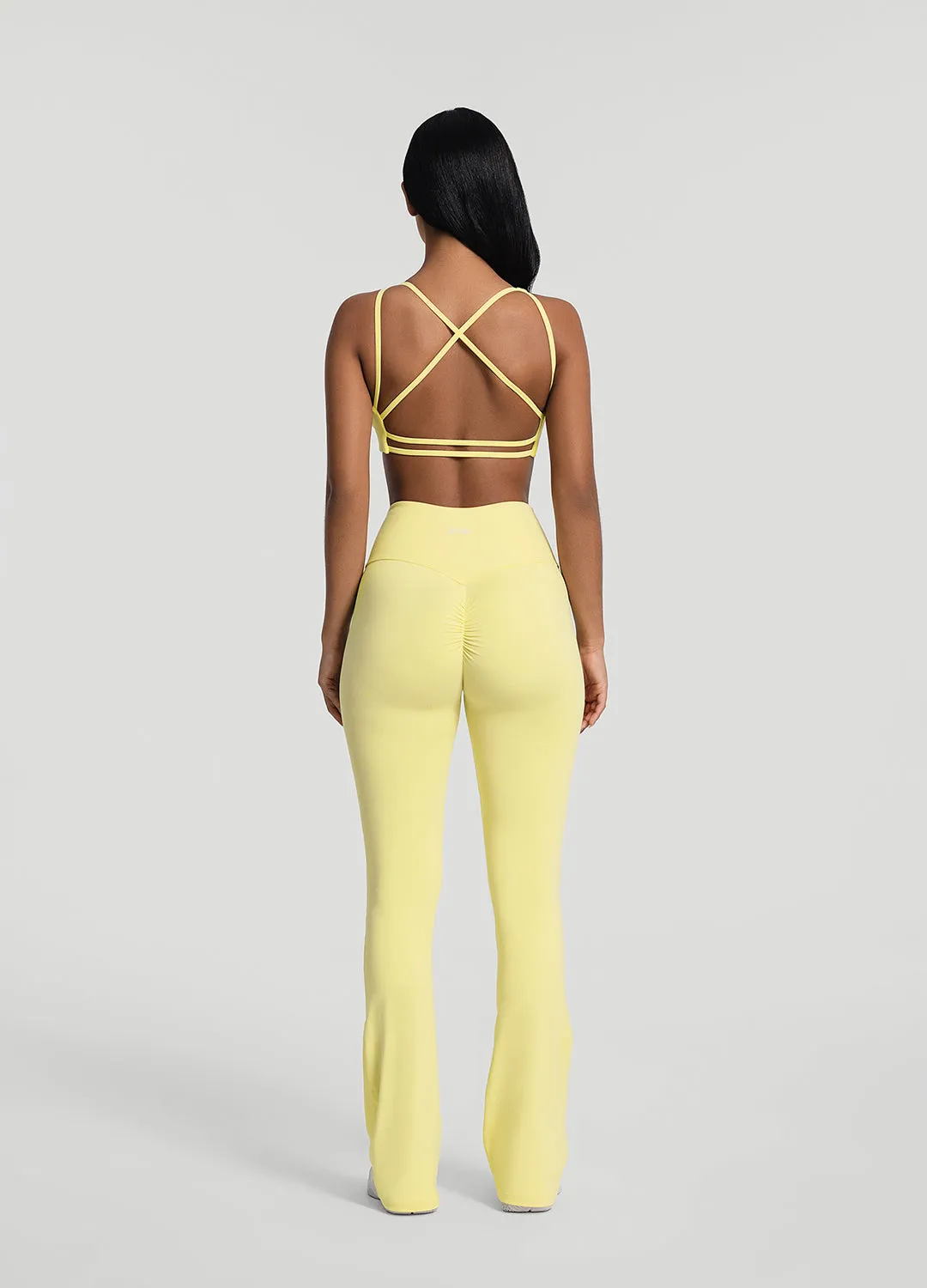 Ruched Flared Leggings sold by BetterMe product image thumbnail 3