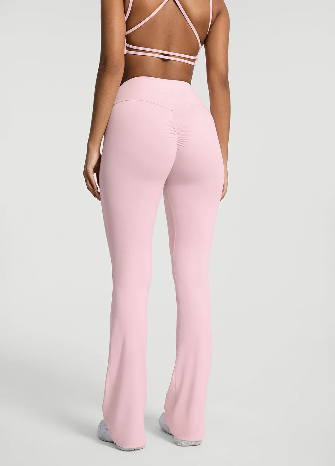 Ruched Flared Leggings sold by BetterMe product image thumbnail 3