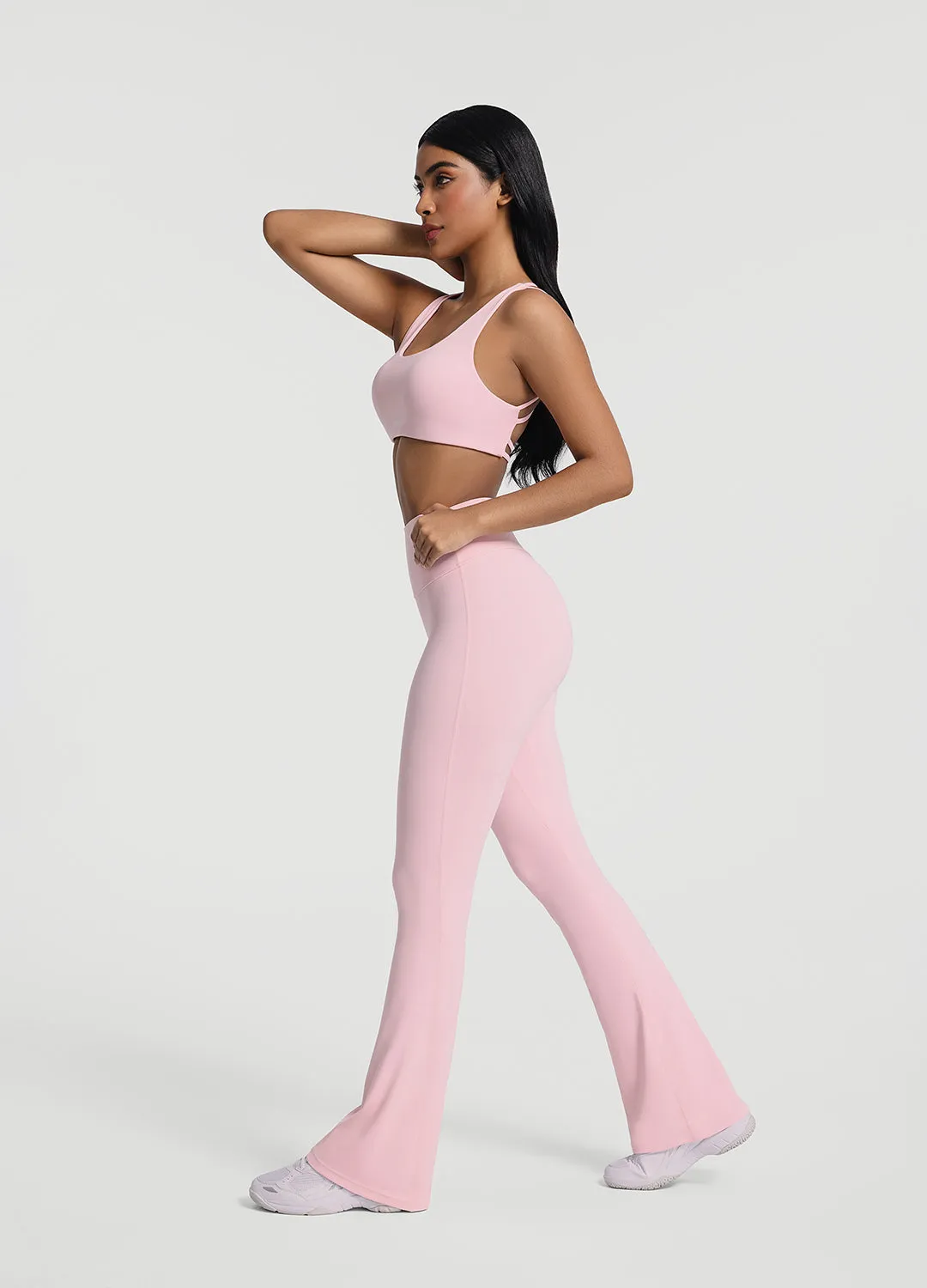 Ruched Flared Leggings sold by BetterMe product image thumbnail 2