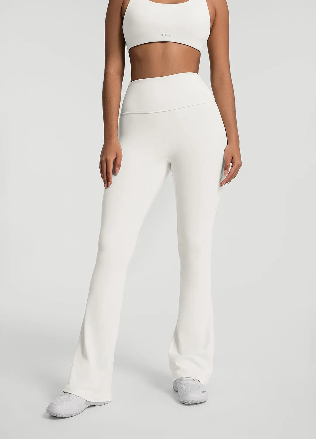 Ruched Flared Leggings sold by BetterMe