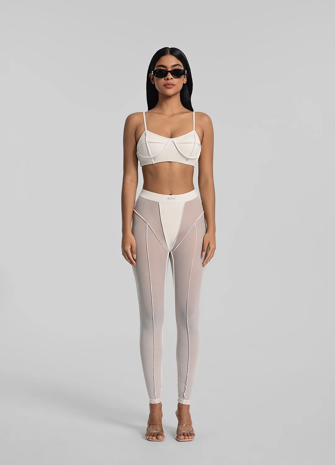 Semi-Sheer High-Rise Leggings sold by BetterMe