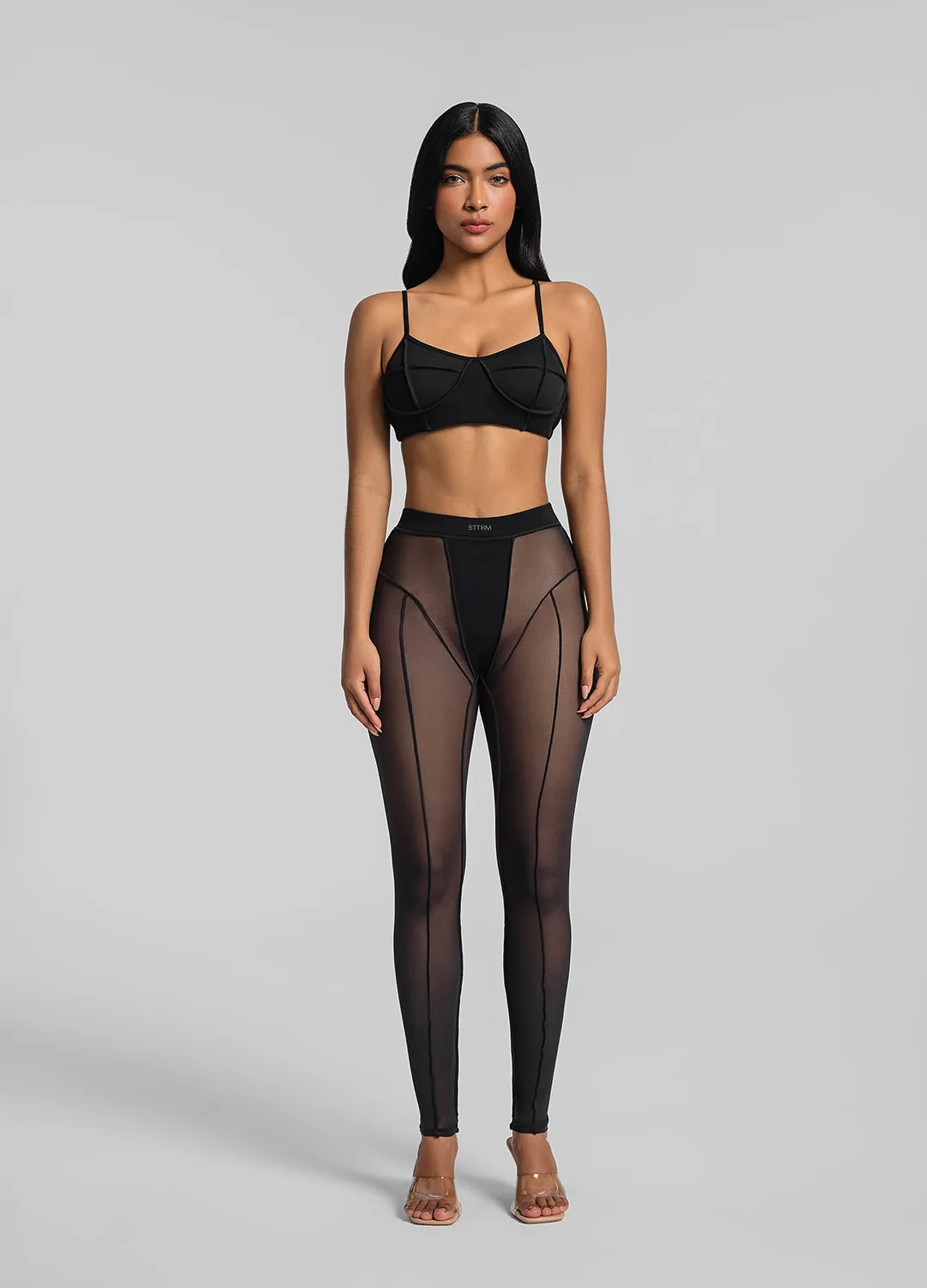 Semi-Sheer High-Rise Leggings sold by BetterMe