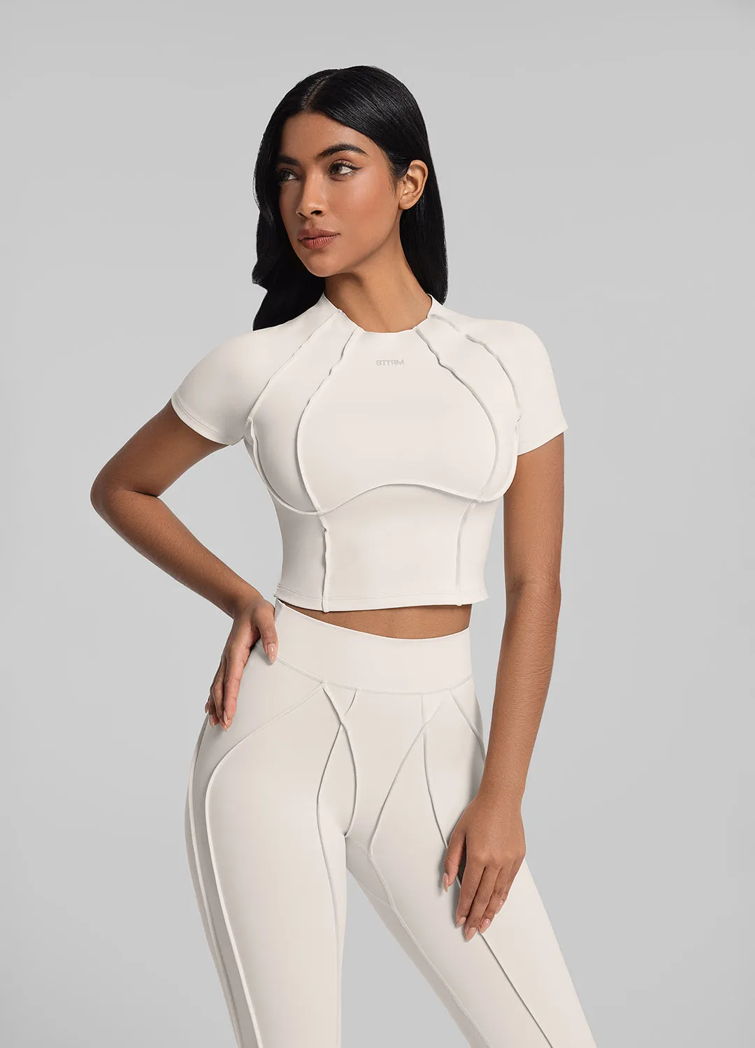 Contour Stitch Crop Top sold by BetterMe product image thumbnail 5
