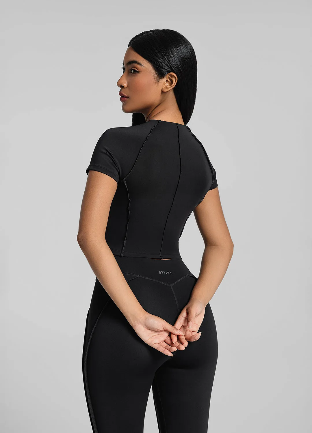 Contour Stitch Crop Top sold by BetterMe product image thumbnail 3