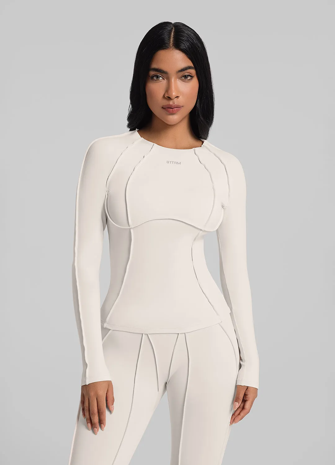 Contour Stitch Long Sleeve Top sold by BetterMe