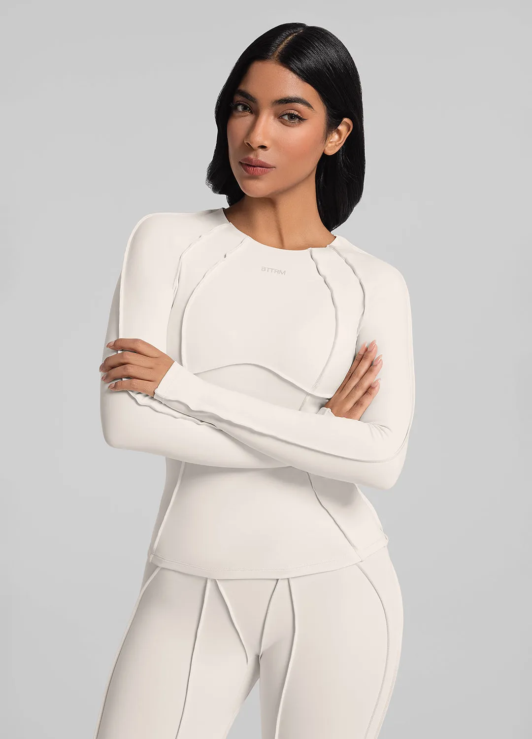 Contour Stitch Long Sleeve Top sold by BetterMe product image thumbnail 5
