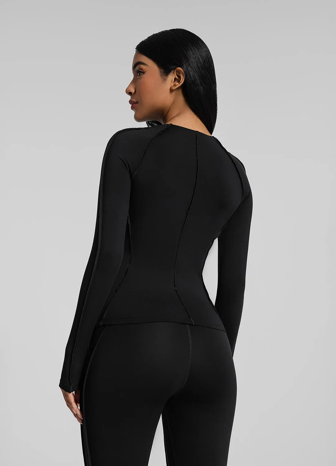 Contour Stitch Long Sleeve Top sold by BetterMe product image thumbnail 3
