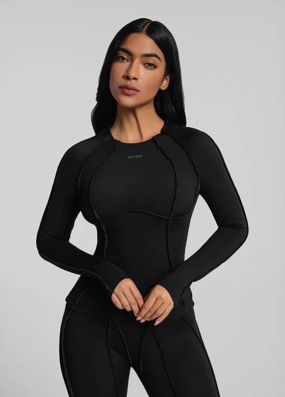 Contour Stitch Long Sleeve Top sold by BetterMe