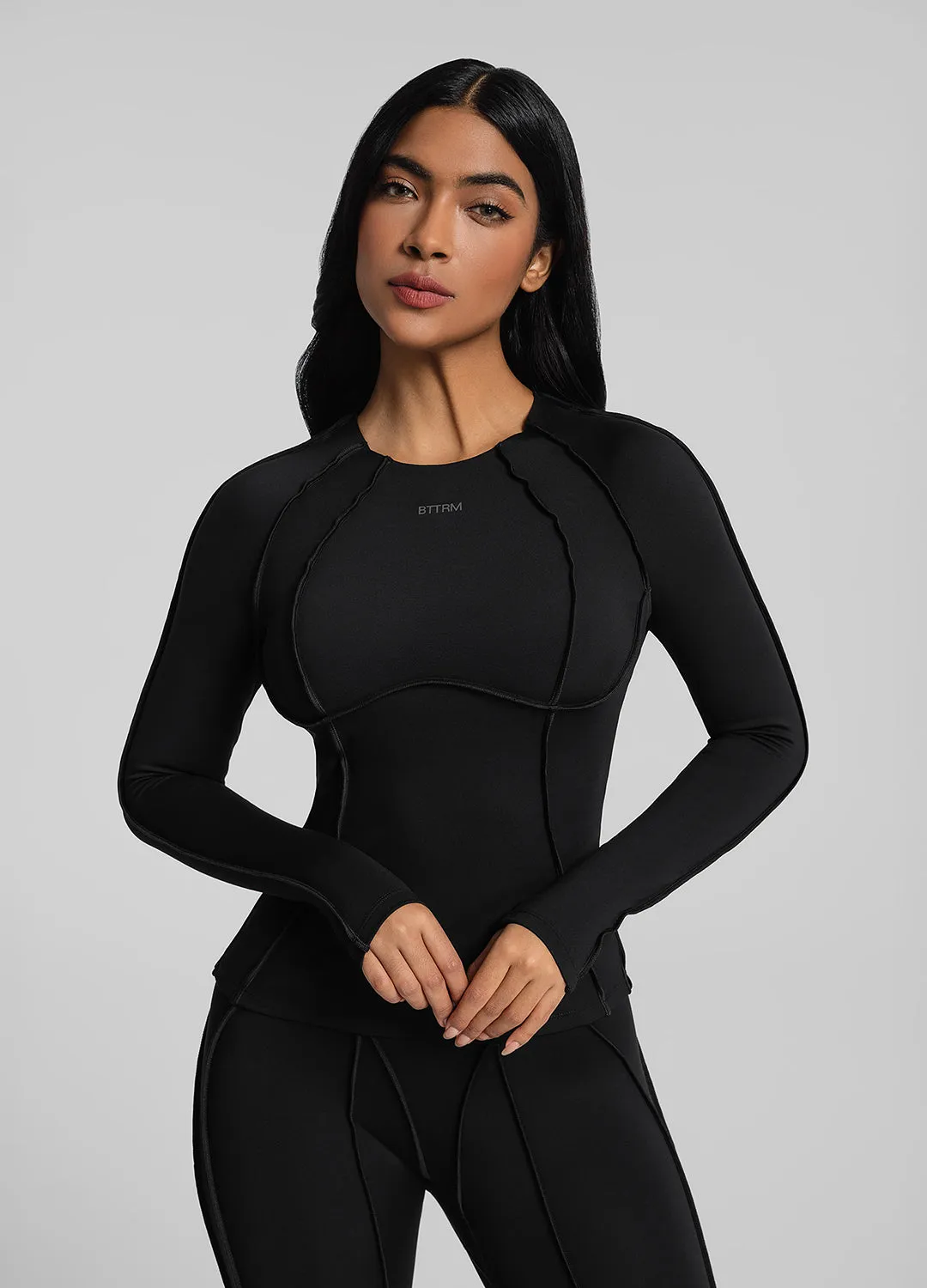 Contour Stitch Long Sleeve Top sold by BetterMe