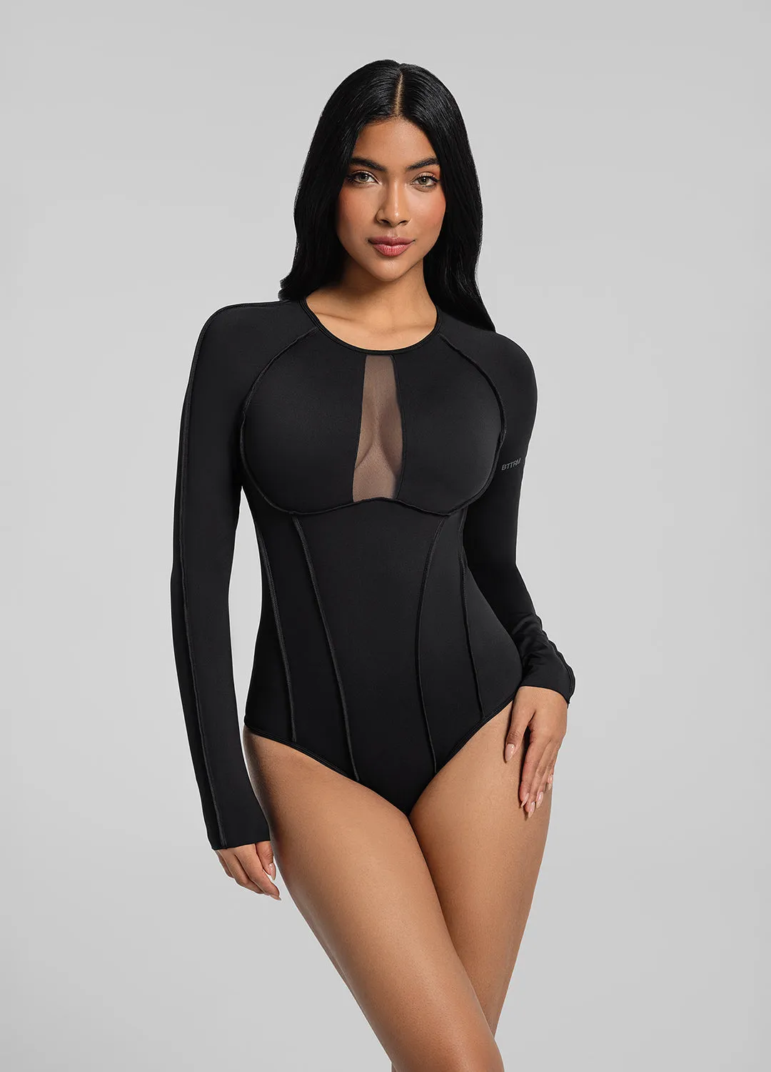 V-Panel Mesh Bodysuit sold by BetterMe
