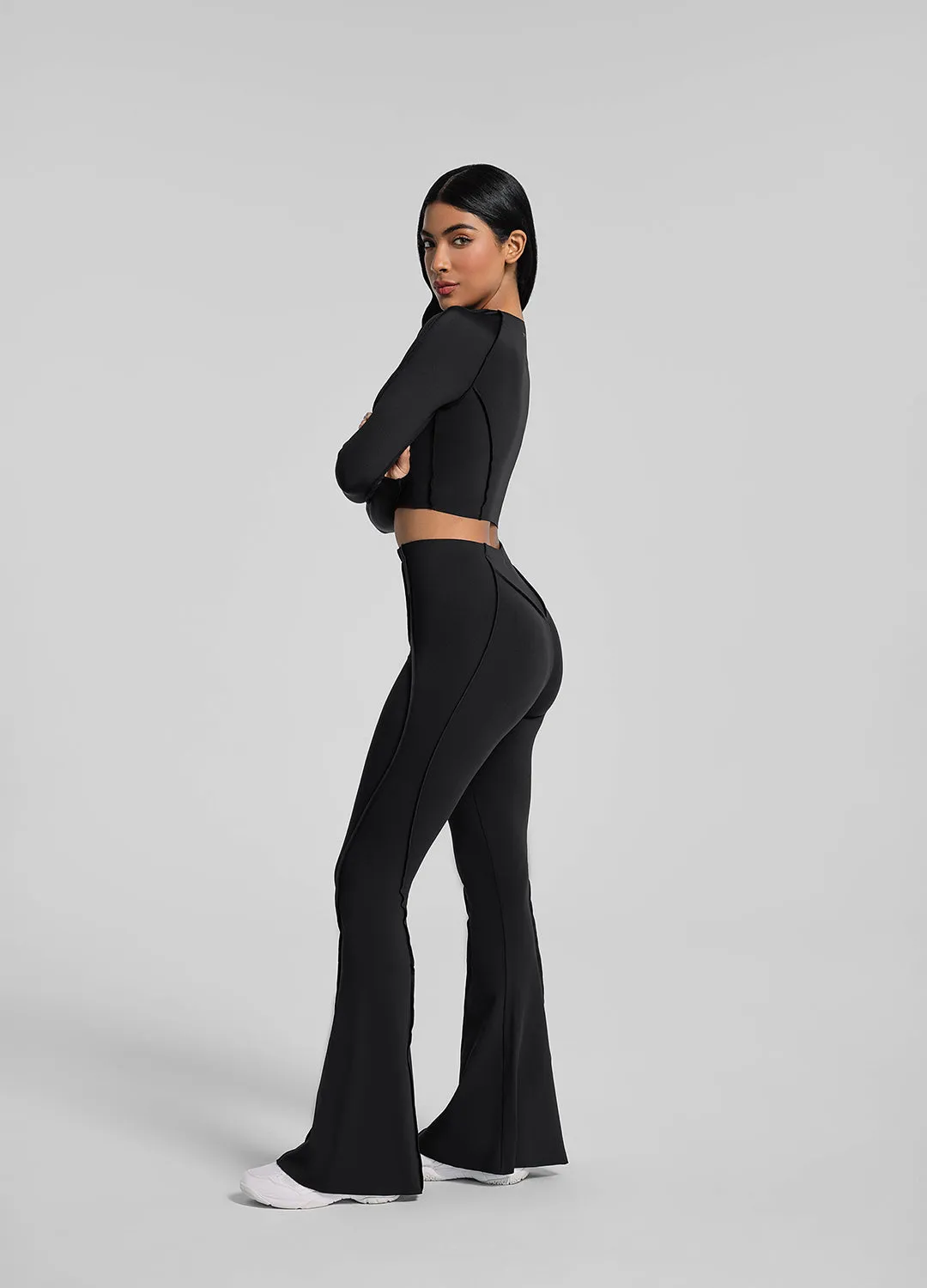 Contour Stitch Long Sleeve Crop sold by BetterMe product image thumbnail 2