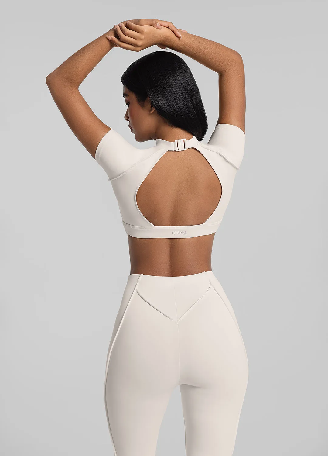 Open-Back Crop Top sold by BetterMe product image thumbnail 3