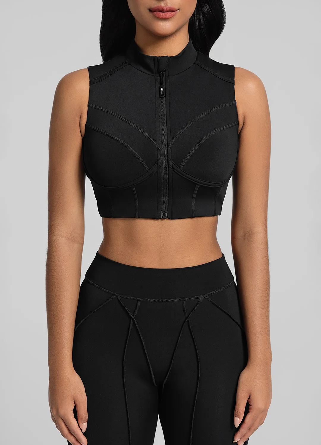 High-Neck Zip-Up Top sold by BetterMe product image thumbnail 4