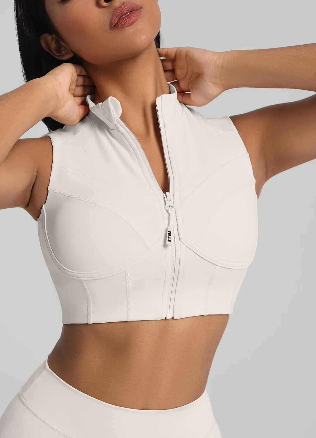 High-Neck Zip-Up Top sold by BetterMe product image thumbnail 4