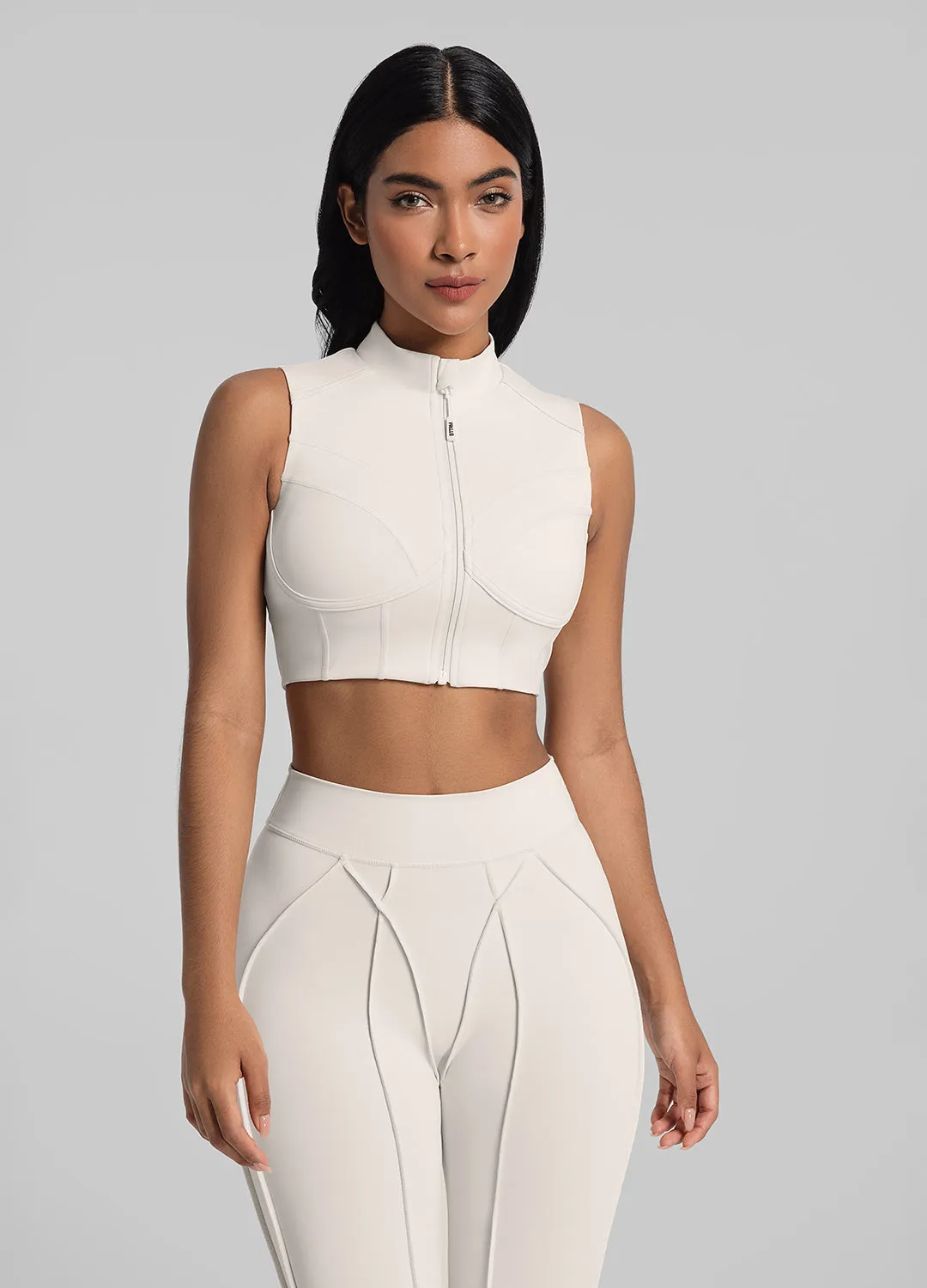 High-Neck Zip-Up Top sold by BetterMe