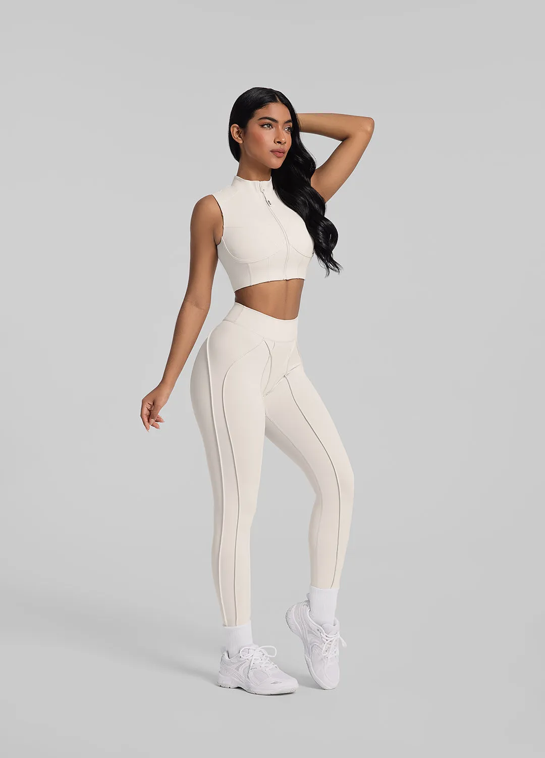 High-Neck Zip-Up Top sold by BetterMe product image thumbnail 2