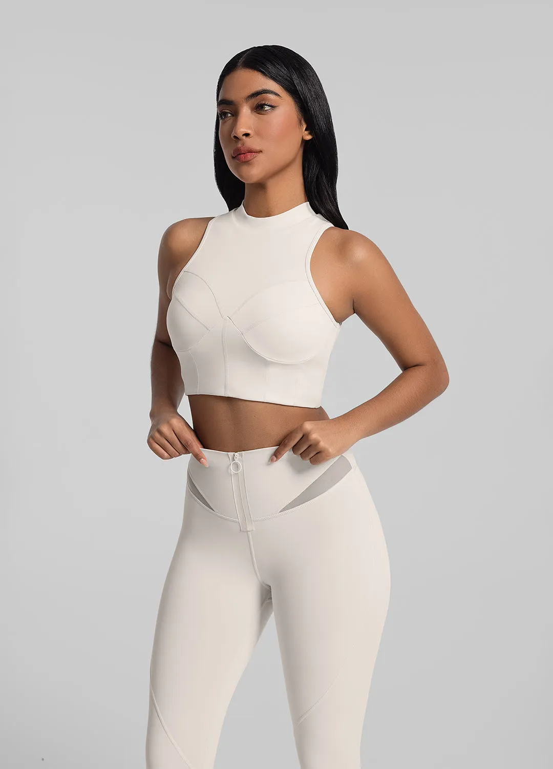 High-Neck Crop Top sold by BetterMe product image thumbnail 5