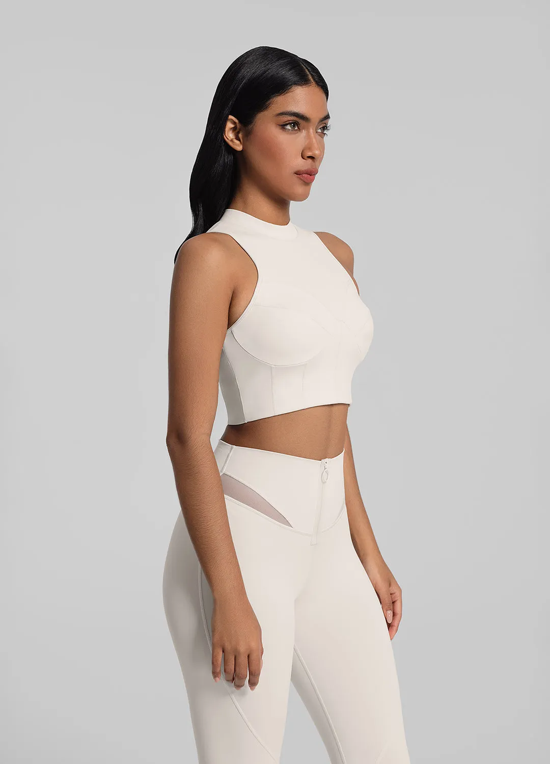 High-Neck Crop Top sold by BetterMe product image thumbnail 2