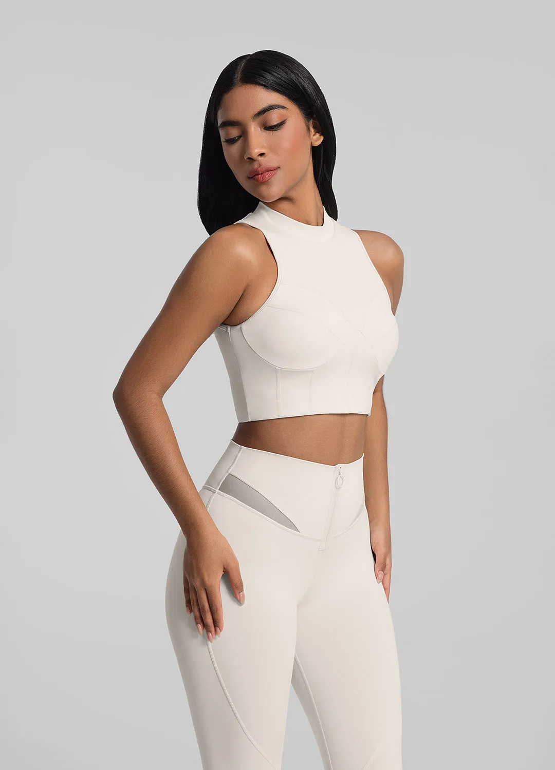 High-Neck Crop Top sold by BetterMe