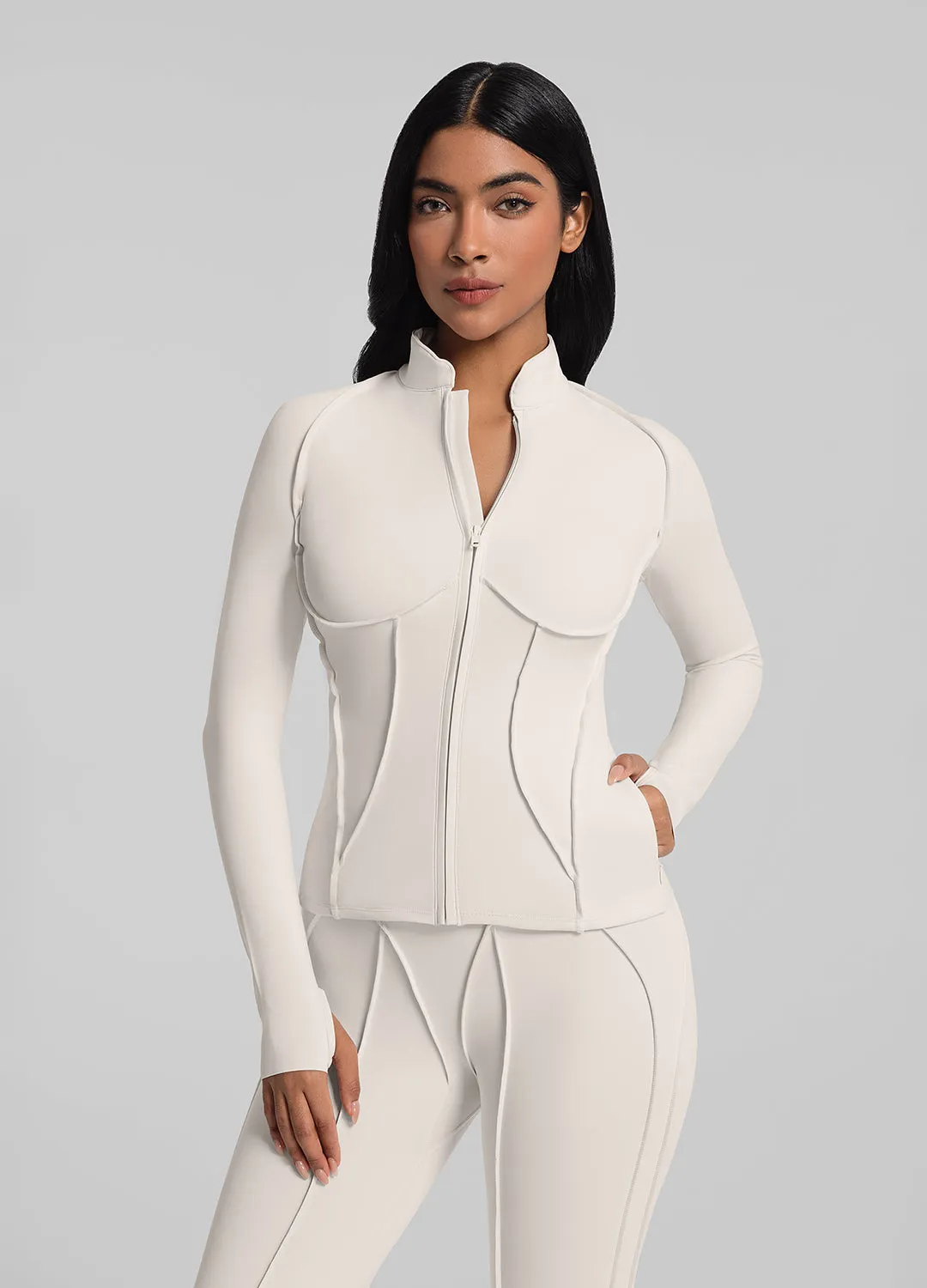 Contour Zip-Up Long Sleeve Top sold by BetterMe product image thumbnail 5