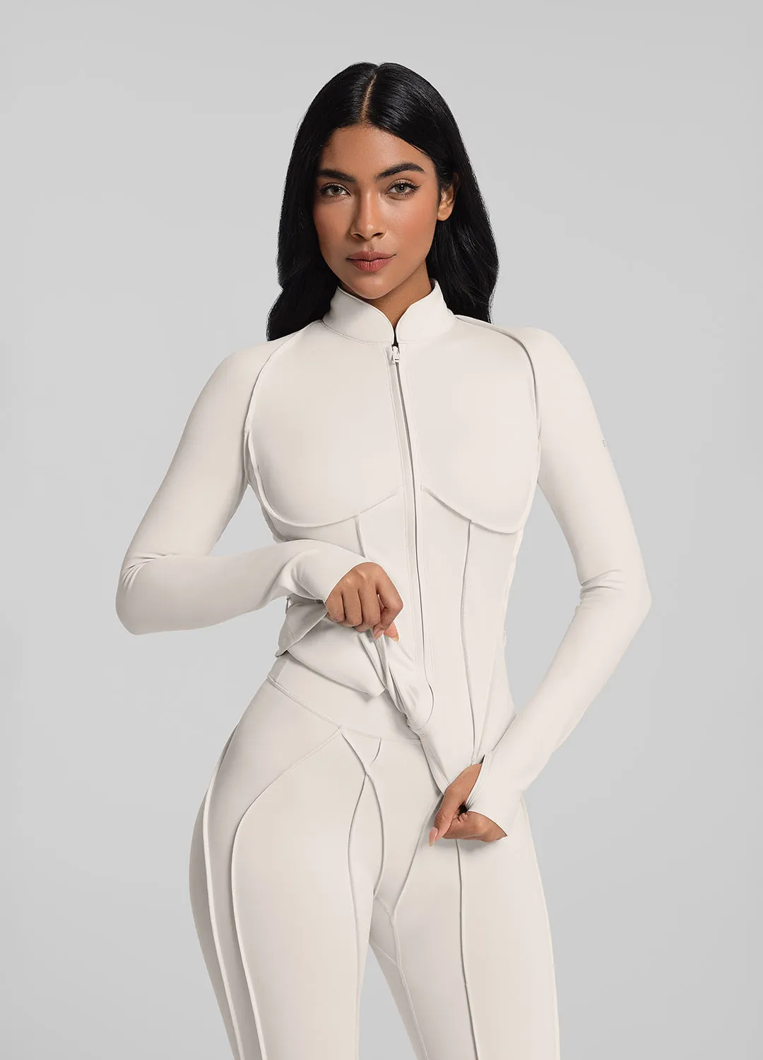 Contour Zip-Up Long Sleeve Top sold by BetterMe product image thumbnail 4