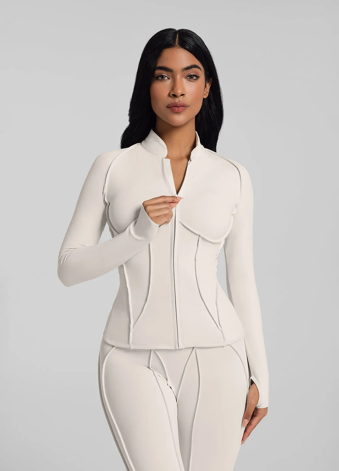 Contour Zip-Up Long Sleeve Top sold by BetterMe