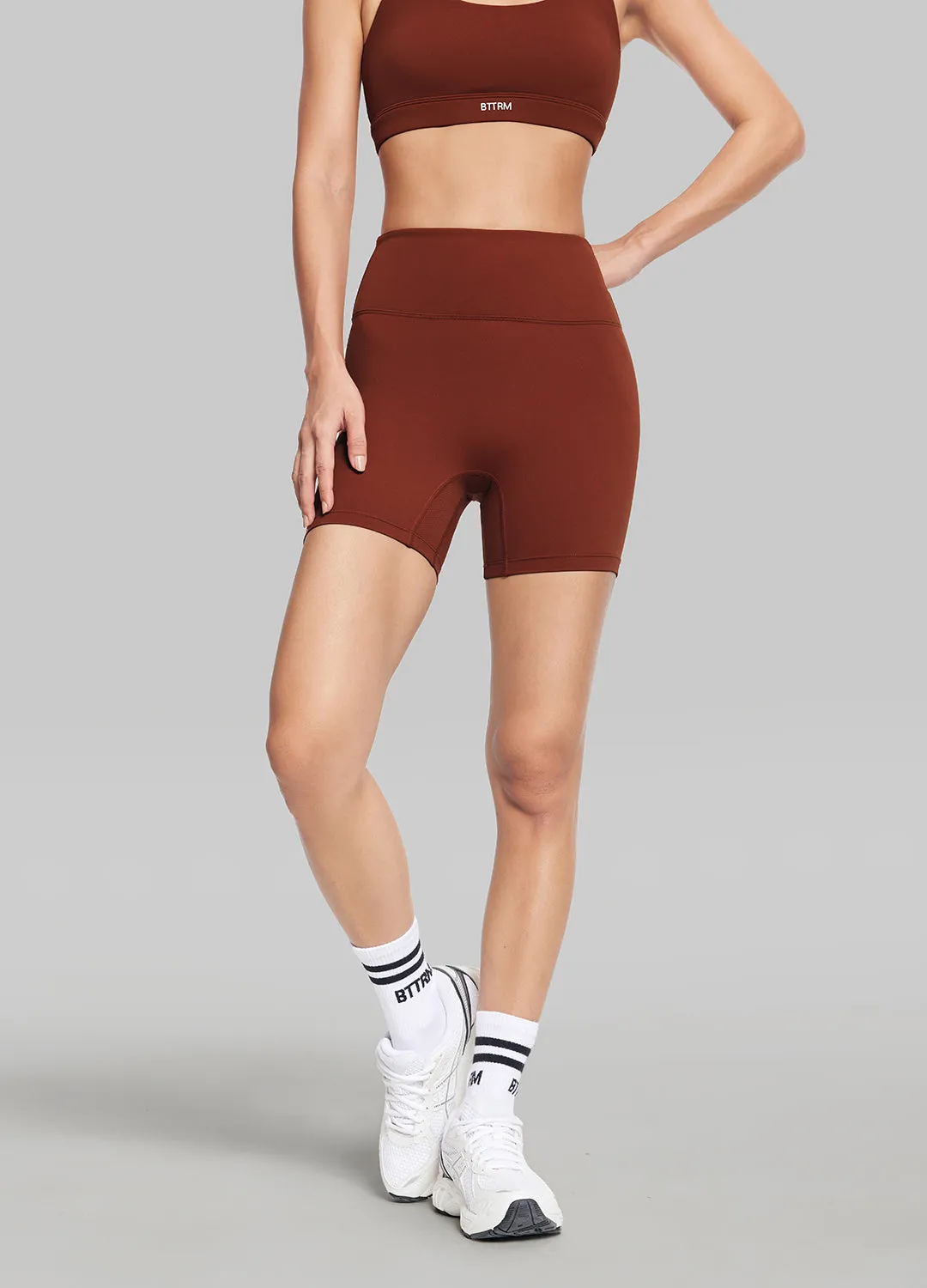 High-Waisted Impact Mesh Shorts sold by BetterMe product image thumbnail 5