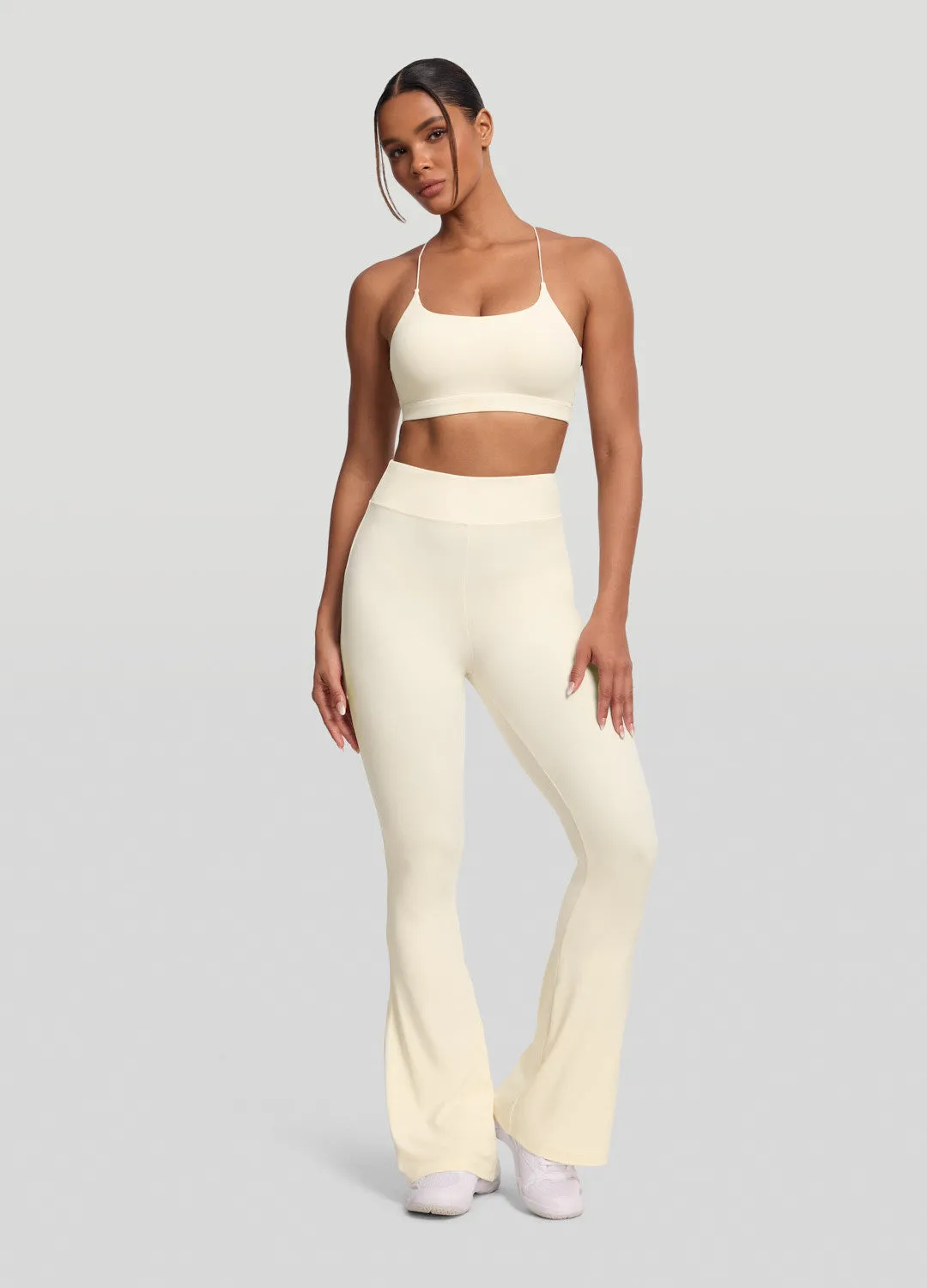High-Waisted Flared Leggings sold by BetterMe