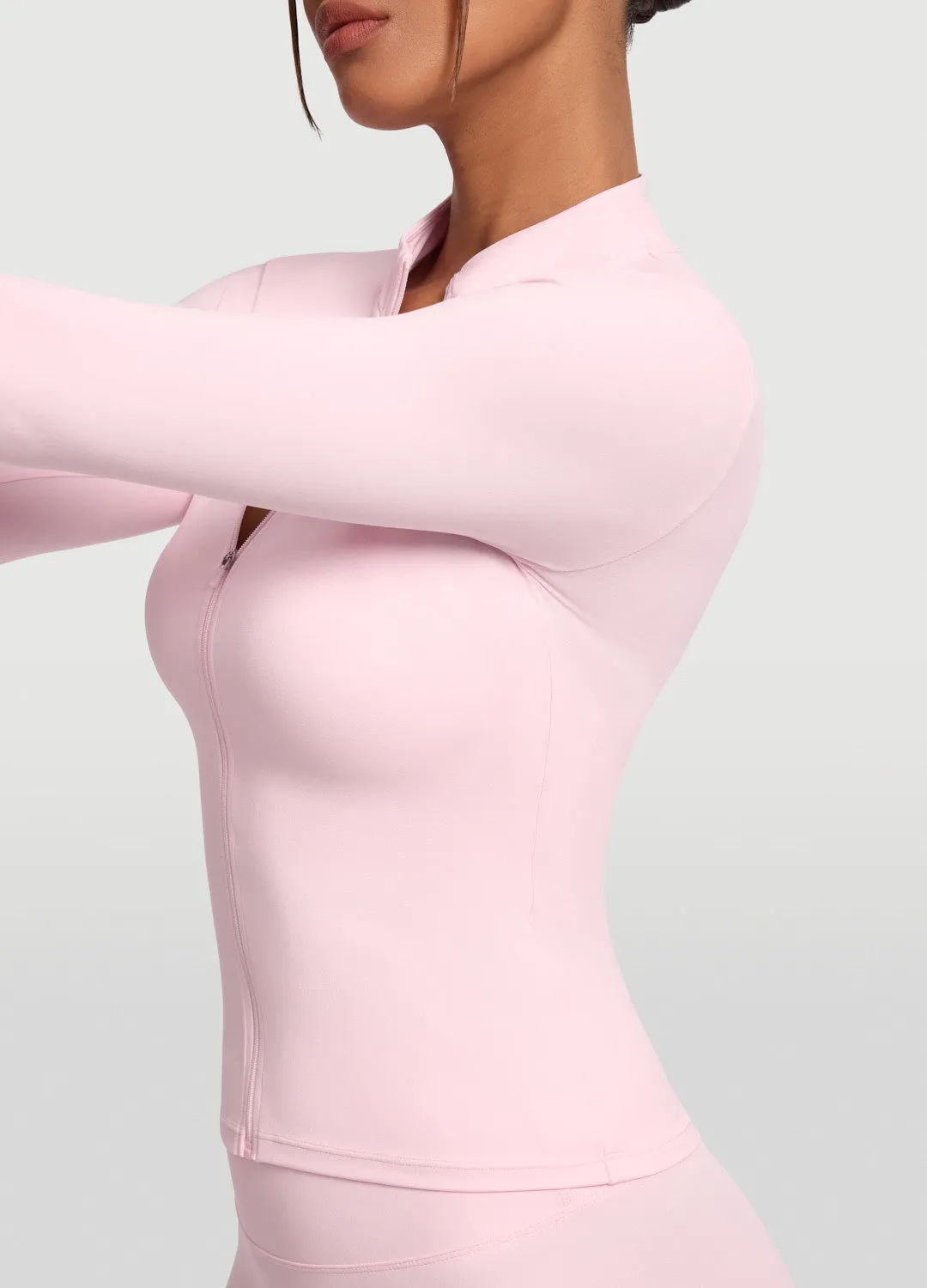 Sleek Zip-Up Long Sleeve Jacket sold by BetterMe product image thumbnail 4