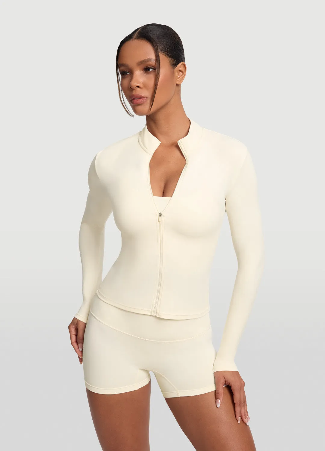 Sleek Zip-Up Long Sleeve Jacket sold by BetterMe product image thumbnail 5