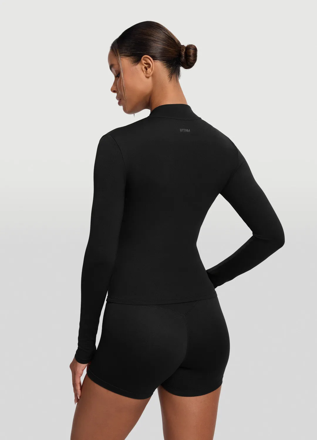 Sleek Zip-Up Long Sleeve Jacket sold by BetterMe product image thumbnail 3