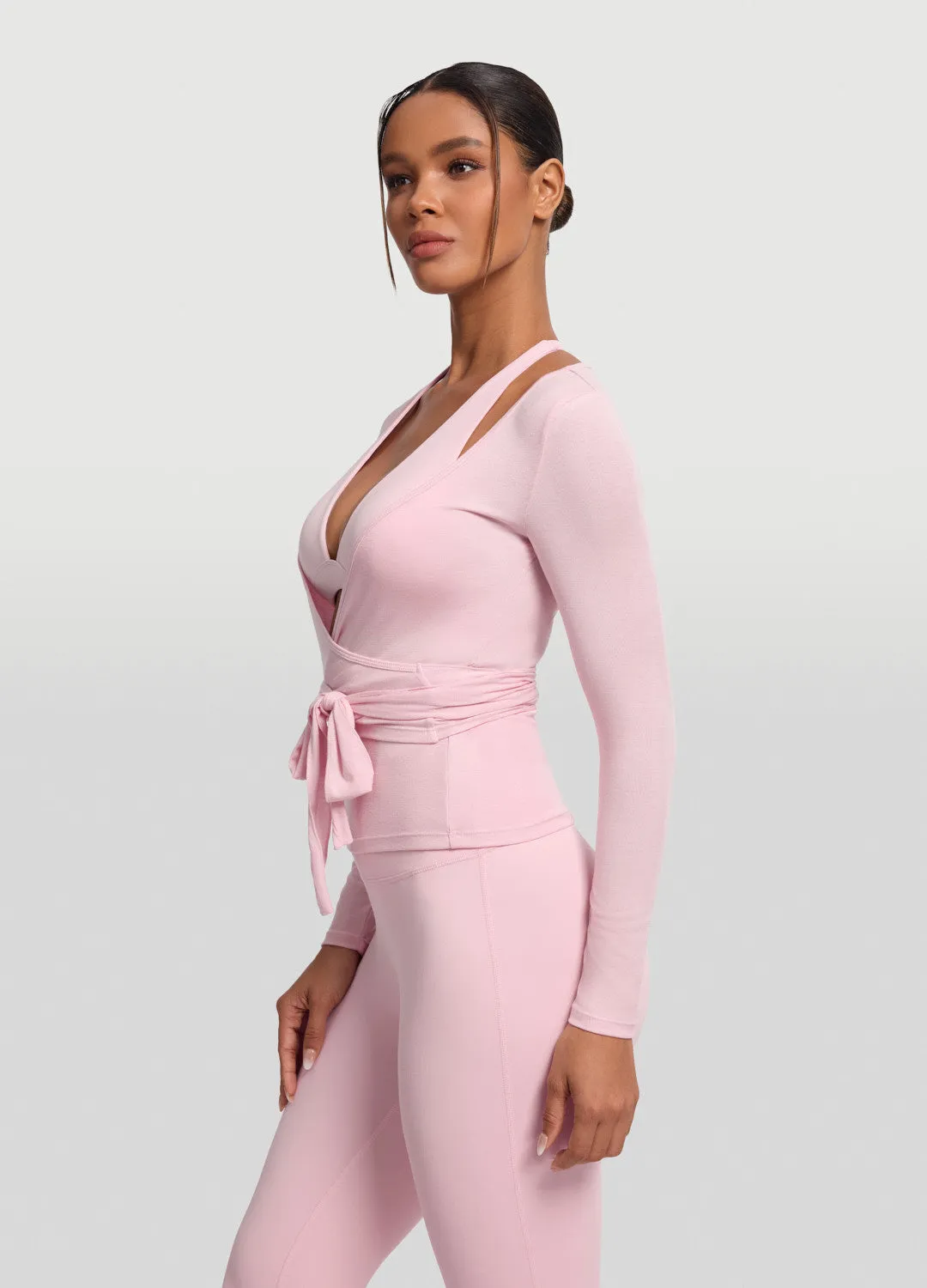 Seamless Pilates Wrap Top sold by BetterMe product image thumbnail 2