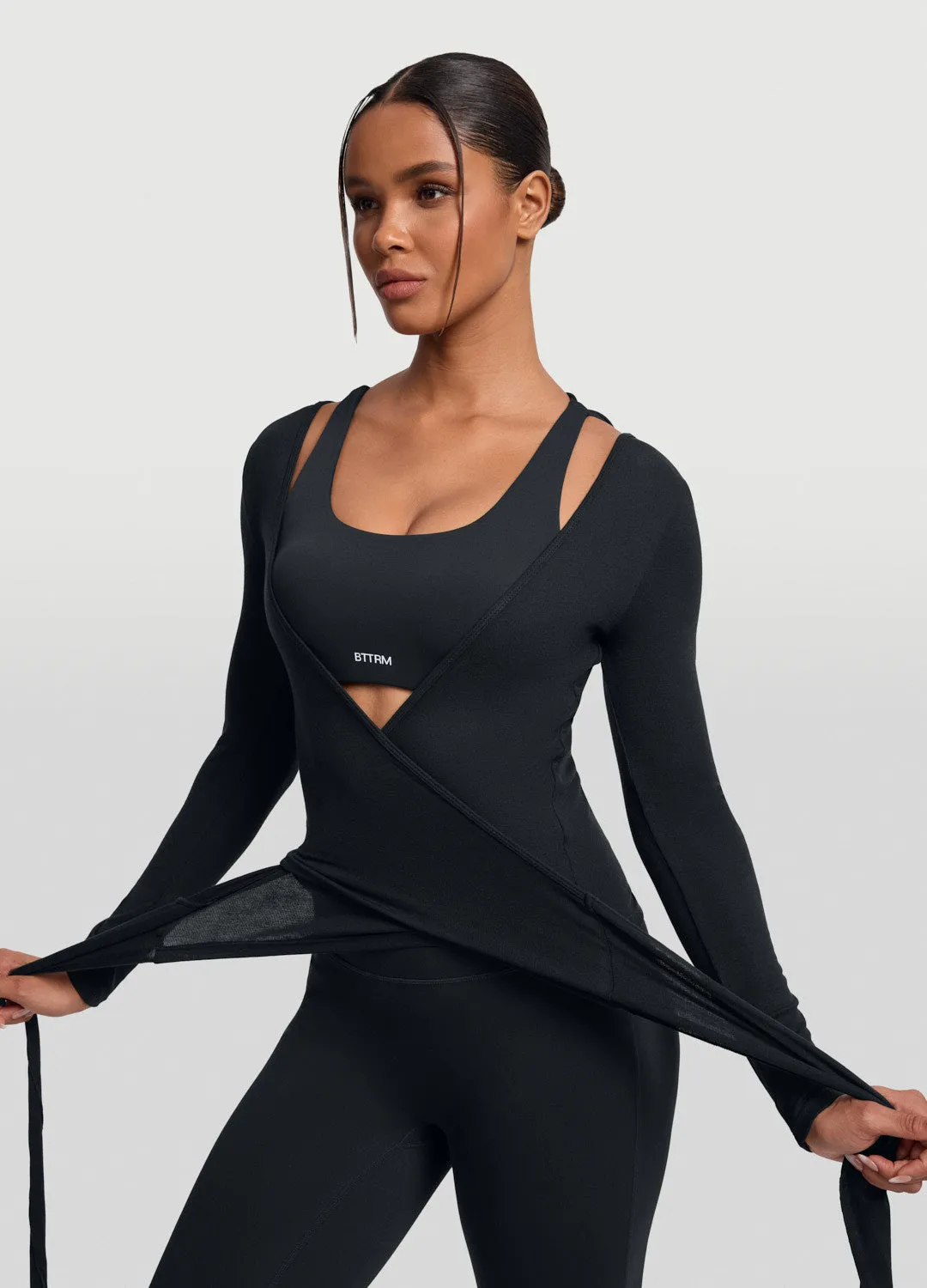 Seamless Pilates Wrap Top sold by BetterMe product image thumbnail 5