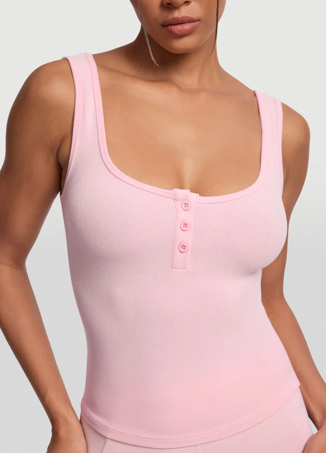 Button Front Tank Top sold by BetterMe product image thumbnail 4